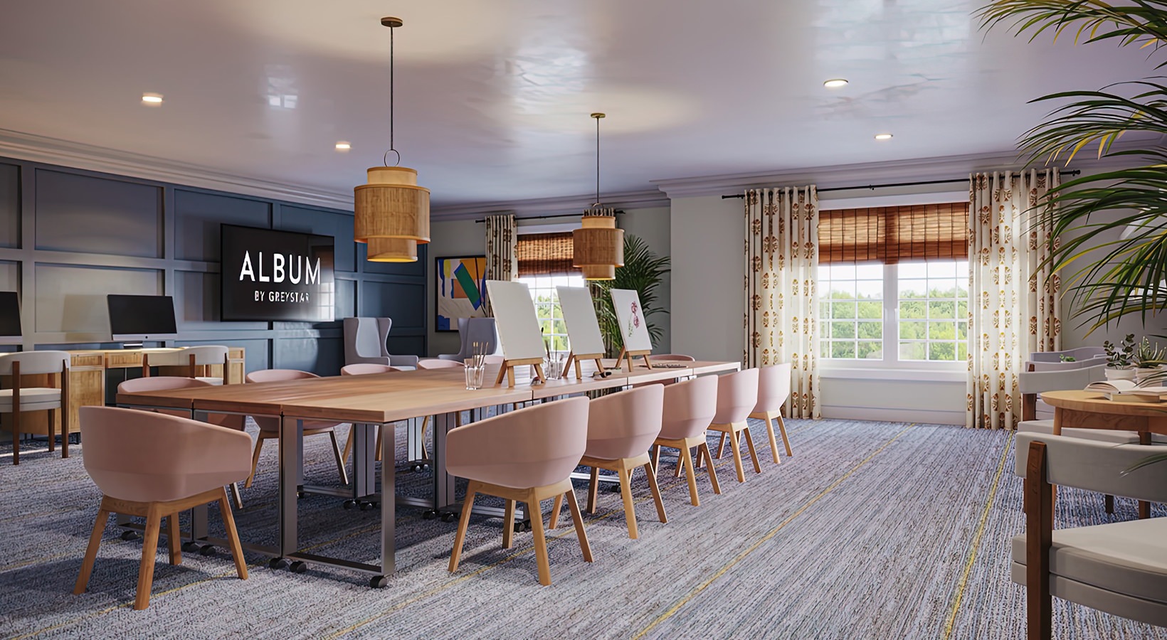 Elegance everywhere you look Creative Arts Business Room